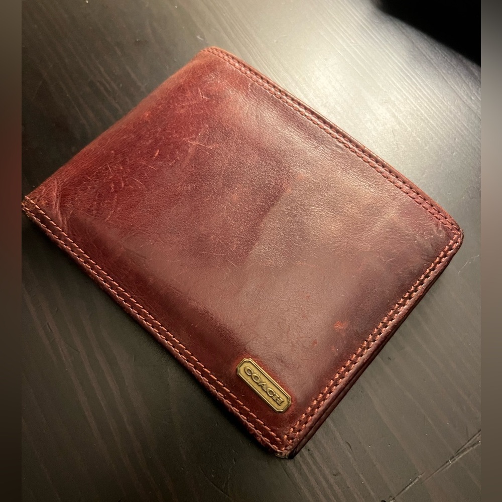 Coach Brown Leather Wallet